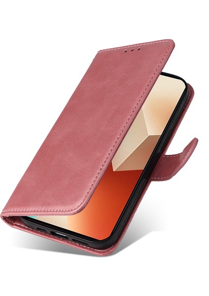 Xiaomi Redmi Note 13 5g Stand Deri Telefon Kapağı Cüzdan Kayış (Yurt Dışından)