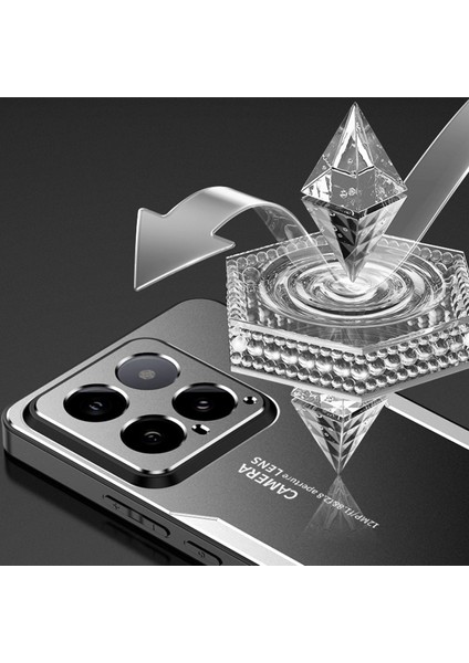 Xiaomi 14 Alüminyum Alaşım+Tpu+Pc Honeycomb Delikleri Tasarım Telefon Koruma Kapağı (Yurt Dışından) modelleri