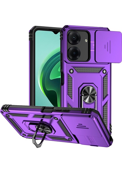 Xiaomi Redmi 13C 4g / Poco C65 4g Askeri Sınıf Kamera Koruma Kapağı (Yurt Dışından)