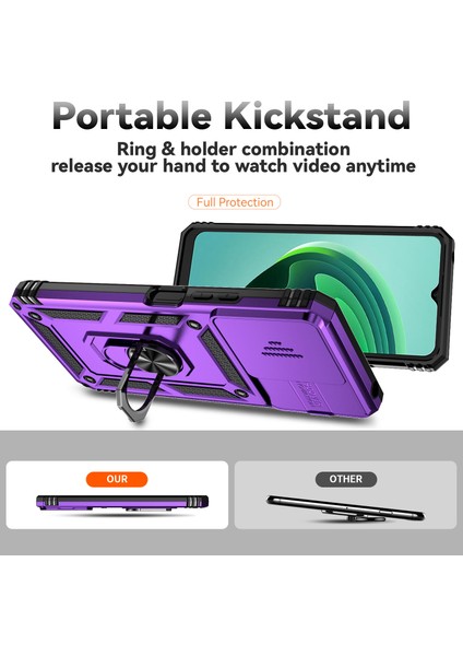 Xiaomi Redmi 13C 4g / Poco C65 4g Askeri Sınıf Kamera Koruma Kapağı (Yurt Dışından) modelleri