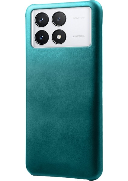 Xiaomi Poco X6 Pro 5g Buzağı Dokusu Telefon Kılıfı Önleme Önleyici Pu Deri Kaplamalı Pc Kapağı (Yurt Dışından)