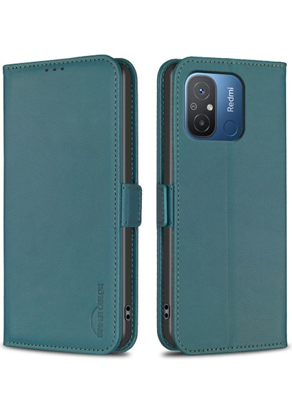 Xiaomi Redmi 12C 4g Deri Kasa Cüzdan Manyetik Toka Kapağı (Yurt Dışından)