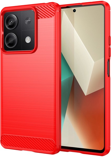 Xiaomi Redmi Note 13 5g Tpu Karbon Fiber Doku Kabuk Kapağı (Yurt Dışından)