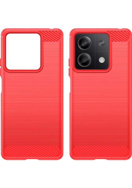 Xiaomi Redmi Note 13 5g Tpu Karbon Fiber Doku Kabuk Kapağı (Yurt Dışından)