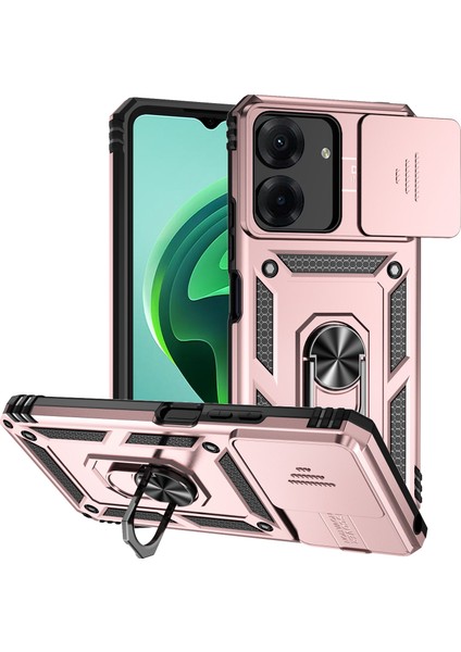 Xiaomi Redmi 13C 4g / Poco C65 4g Askeri Sınıf Kamera Koruma Kapağı (Yurt Dışından)