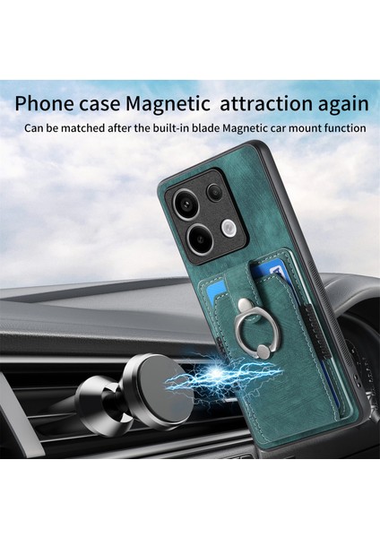 Xiaomi Redmi Note 13 Pro 5g Anit-Fall Kapak Ring Kickstand (Yurt Dışından)