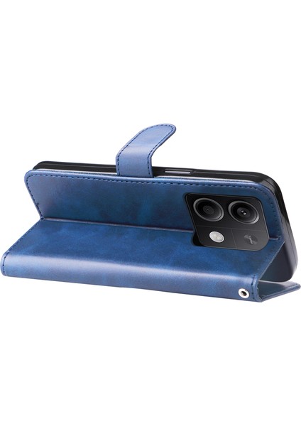 Xiaomi Redmi Note 13 5g Deri Kılıf Fermuarı Cüzdan Buzağı Dokusu Telefon Stand Kapağı (Yurt Dışından)