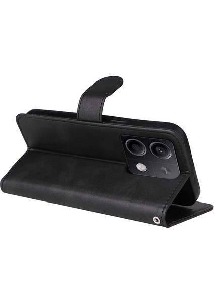 Xiaomi Redmi Note 13 5g Stand Deri Telefon Kapağı Cüzdan Kayış (Yurt Dışından)