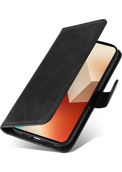 Xiaomi Redmi Note 13 5g Stand Deri Telefon Kapağı Cüzdan Kayış (Yurt Dışından)