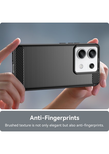 Xiaomi Redmi Note 13 Pro 5g Tpu Kapak Karbon Fiber Doku Cep Telefonu Kılıfı (Yurt Dışından)