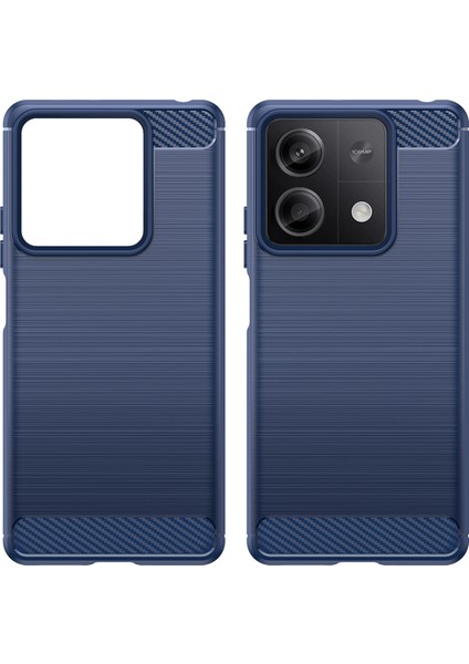 Xiaomi Redmi Note 13 5g Tpu Karbon Fiber Doku Kabuk Kapağı (Yurt Dışından)