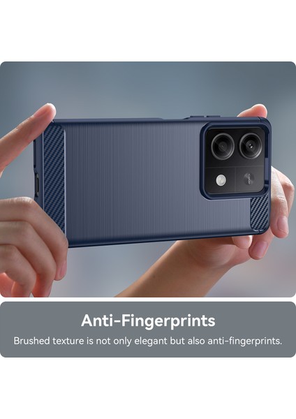 Xiaomi Redmi Note 13 5g Tpu Karbon Fiber Doku Kabuk Kapağı (Yurt Dışından)