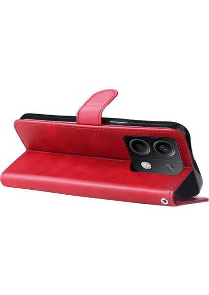 Xiaomi Redmi Note 13 5g Deri Kılıf Fermuarı Cüzdan Buzağı Dokusu Telefon Stand Kapağı (Yurt Dışından)