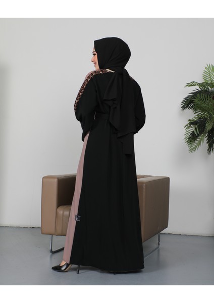 Nakışlı Cupra Kumaş Abaya-Kimono fiyatları