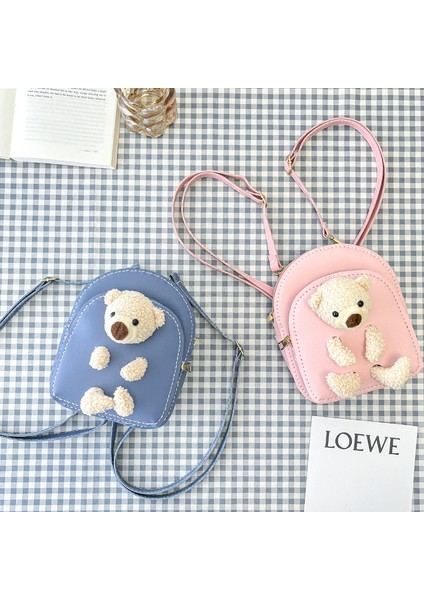 Karikatür Sevimli Messenger Çanta El Dikili Ayı Sırt Çantası (Yurt Dışından) fırsatları