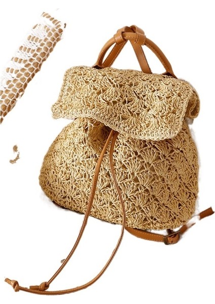 Sahil Plajı Tatil Hasır Dokuma Çanta Eğlence Çantası (Yurt Dışından) modelleri