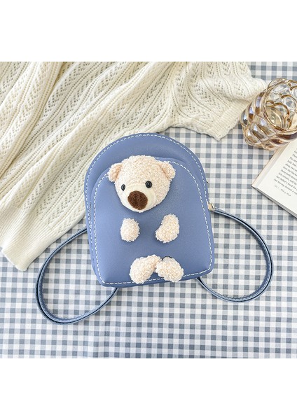 Karikatür Sevimli Messenger Çanta El Dikili Ayı Sırt Çantası (Yurt Dışından)