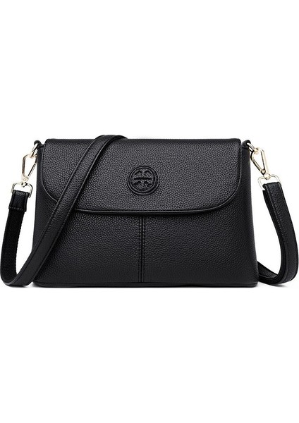 Basit Orta Yaşlı Anne Çantası Doku Crossbody Küçük Kare Çanta (Yurt Dışından) fırsatları