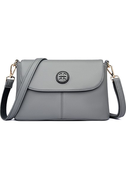 Basit Orta Yaşlı Anne Çantası Doku Crossbody Küçük Kare Çanta (Yurt Dışından)