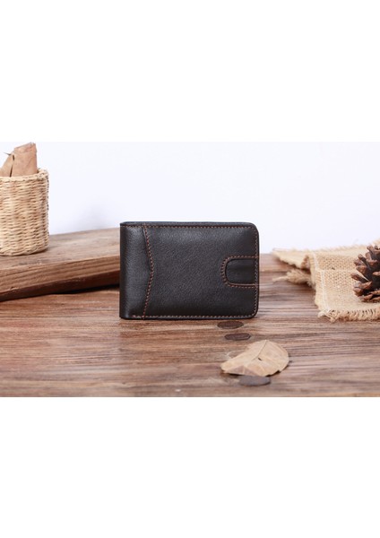 Retro Casual Erkek Kısa Deri Cüzdan (Yurt Dışından) fırsatları