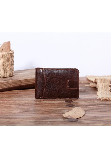 Retro Casual Erkek Kısa Deri Cüzdan (Yurt Dışından) indirimleri