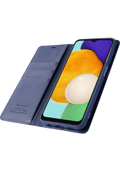 Samsung Galaxy A05S Için 4g Case Cep Telefonu Kapağı Çizelge Karşıtı Telefon Kabuğu Cüzdan Mavisi (Yurt Dışından)