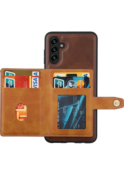 Samsung Galaxy A05S 4g Kasa Kart Yuvası Kickstand Telefon Kapak-Kırmızı (Yurt Dışından) fiyatları