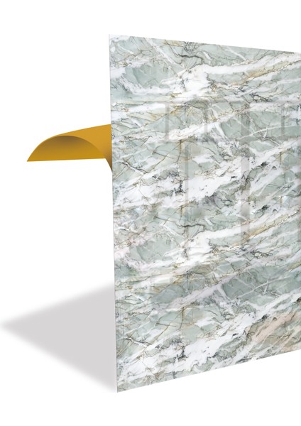 Kendinden Yapışkanlı Yeşil Agat Desenli Pvc Panel 41X62 cm (12 Adet) 3 M²