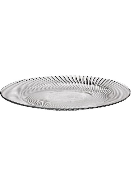 Cam Servis Tabak Burgulu 19,5X19,5X1,5CM