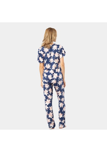 Patlı Örme Kısa Kol Pijama Takımı