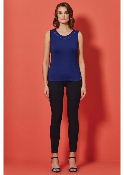 Kolsuz Mavi Penye Atlet