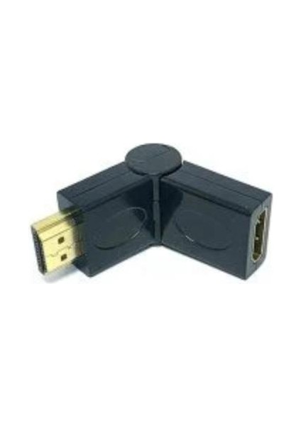 270 Derece Dönebilen HDMI To HDMI Adaptör Çevirici Dönüştürücü