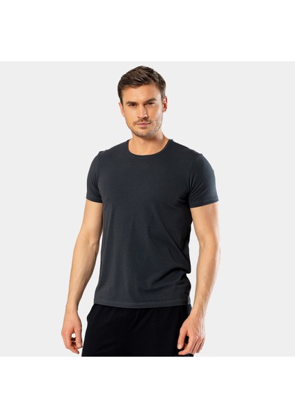 Erkek Bisiklet Yaka Likralı T-Shirt modelleri