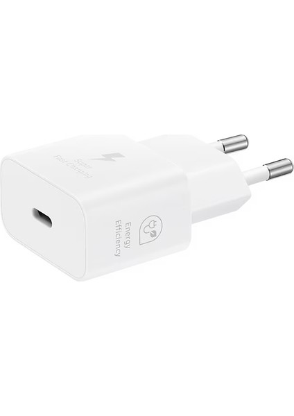 Galaxy Orjinal A05 A15 A25  EP-T2510N Type C Hızlı Şarj Adaptörü (25W) - Beyaz