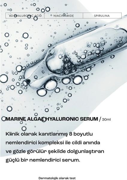 Marine Algae Yoğun Nemlendirme 8d Hyaluronic Acid Serum 30 Ml fiyatları