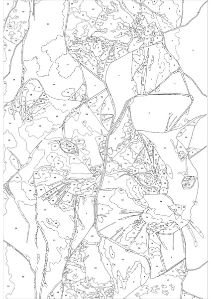 Sayılarla Boyama Seti Cam Kırıkları 40X50 cm fırsatları