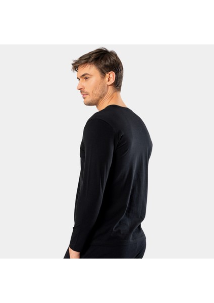 Erkek V Yaka Uzun Kollu T-Shirt modelleri