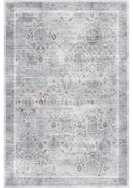 Vonno Vintage Kadife Yıkanabilir Kaymaz Pamuk Tabanlı Salon Halısı modelleri