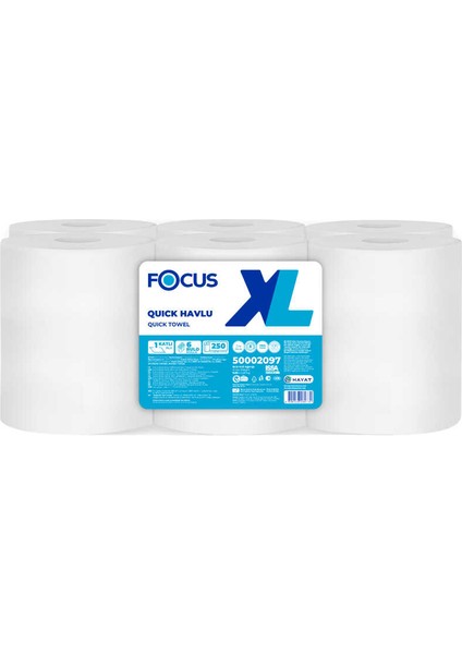 Xl Quick Kağıt Havlu 250 Metre 6'lı