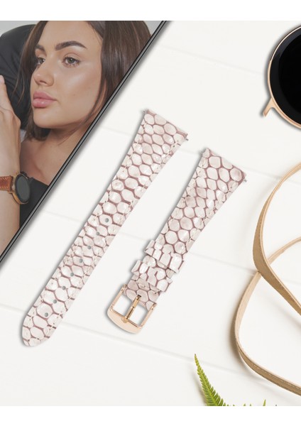 Huawei Watch 20mm Kadın Deri Kordon Huawei Watch 4 Gt Gt 2 Gt 3 Pro E43MM Fashion Seramik Elegant 42MM 20MM Hakiki Deri Kayış