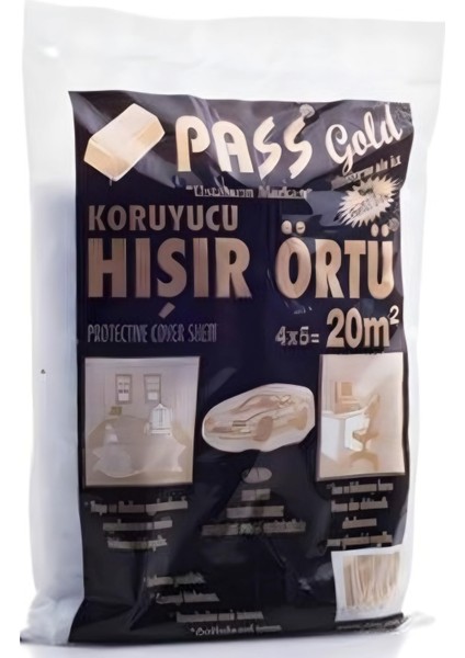 Gold Statik Eşya Boya Koruyucu Extra Hışır Örtü 20 M2