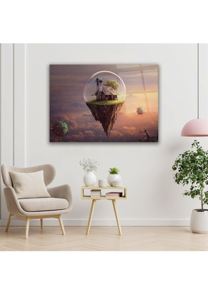 Cam Tablo, Dekoratif Baskı Foto Manipülasyon Yatay Cam Tablo fırsatları