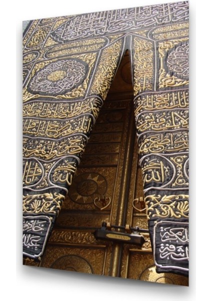 Cam Tablo, Dekoratif Baskı Kabe Kapısı Dikey Cam Tablo