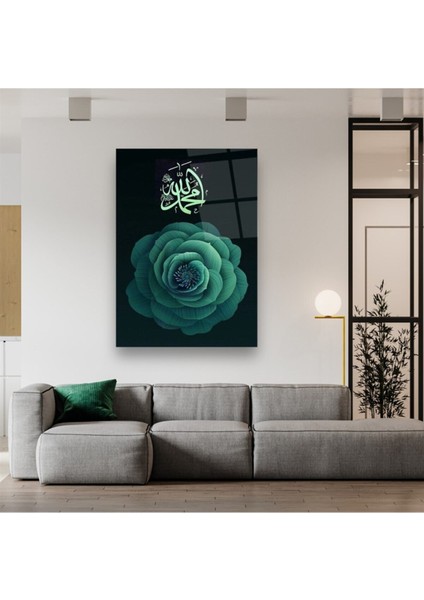 Cam Tablo, Dekoratif Baskı Rubaiyat Al Tourab Dikey Cam Tablo