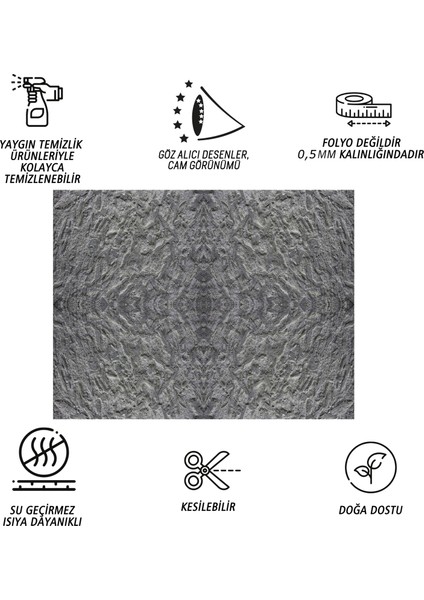 Kendinden Yapışkanlı Uzay Mermer Desenli Pvc Panel 41X62 cm (12 Adet) 3 M²