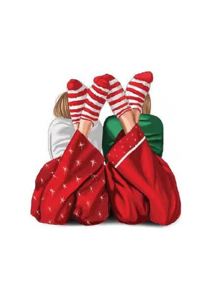 Yeni Yılda Pijama Partisi Kasnaklı Sayılarla Boyama Seti