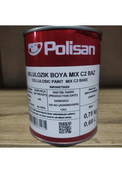 Selülozik Boya Kahve Renk 0,75L KOD:8007