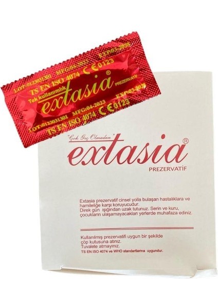 Extasia - Prezervatif Kondom - 50 Adet