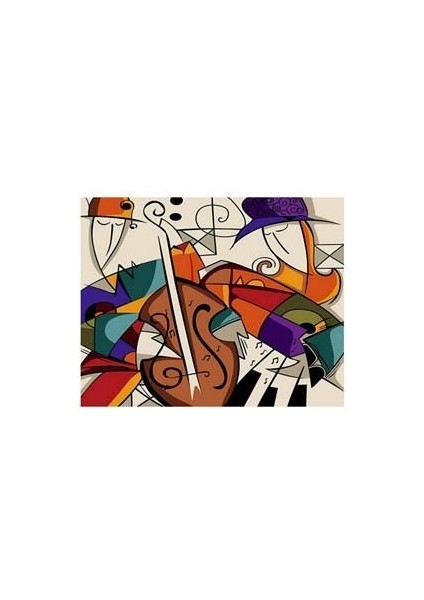 Picasso Müzik Kasnaklı Sayılarla Boyama Seti