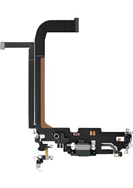 Apple iPhone 13 Pro Max Şarj Soketi Kulaklık Soketi Full Siyah